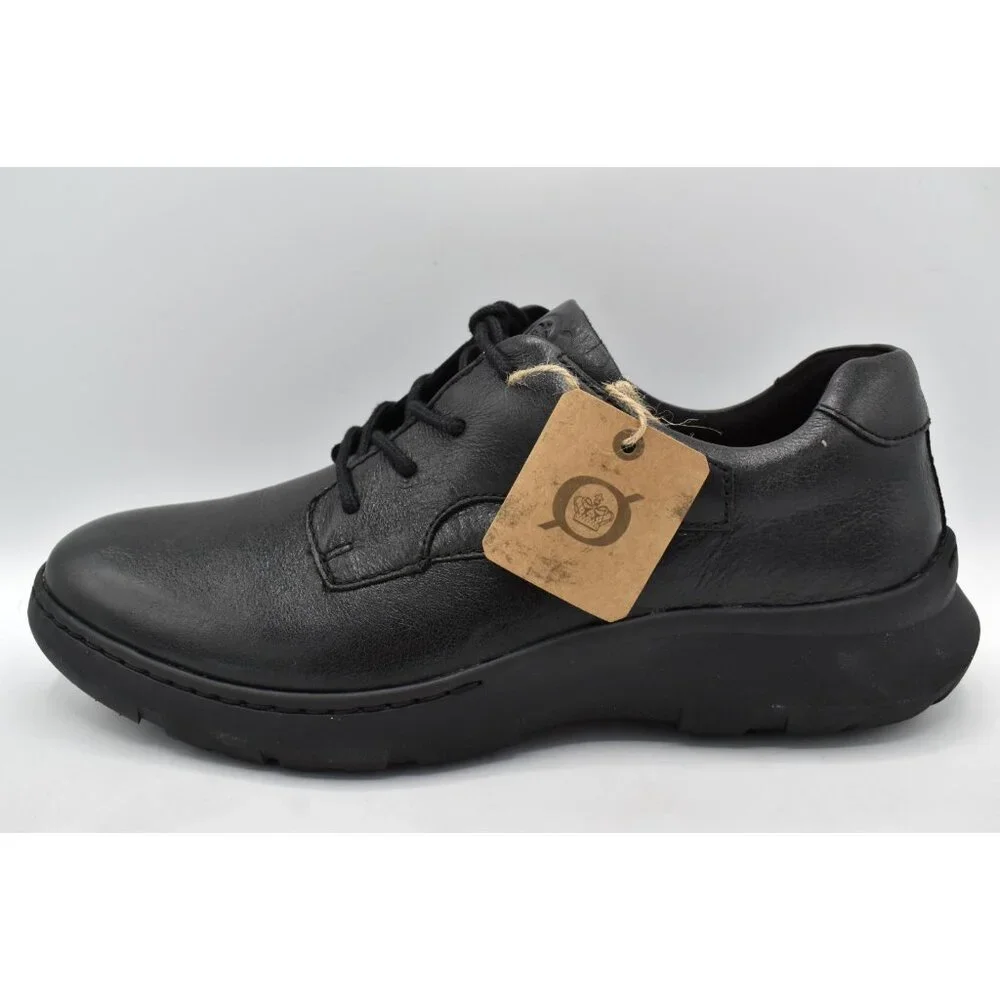 Born Mens Size‎ 10.5 Cornell Black Full Grain Leather Oxford Shoes Sneakers